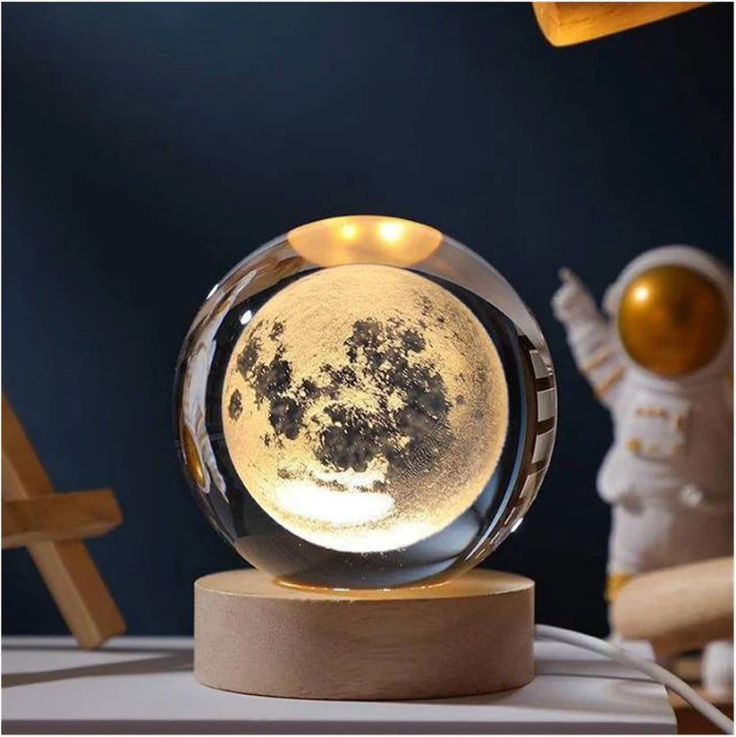 Crystal Galaxy Ball Lamp