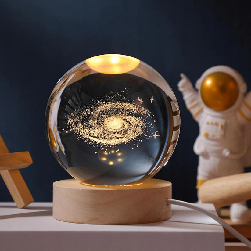 Crystal Galaxy Ball Lamp