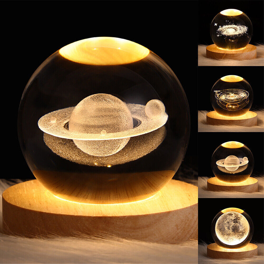 Crystal Galaxy Ball Lamp