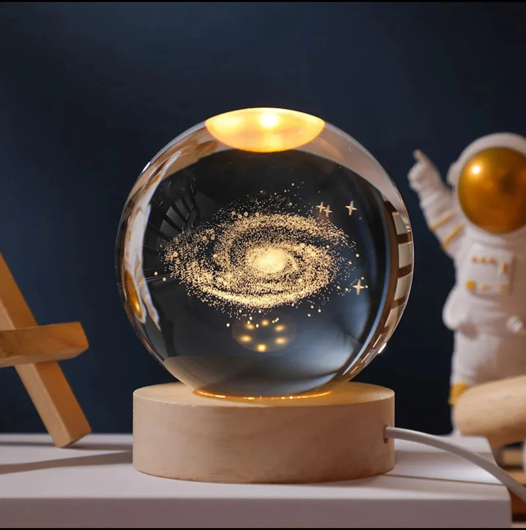 Crystal Galaxy Ball Lamp