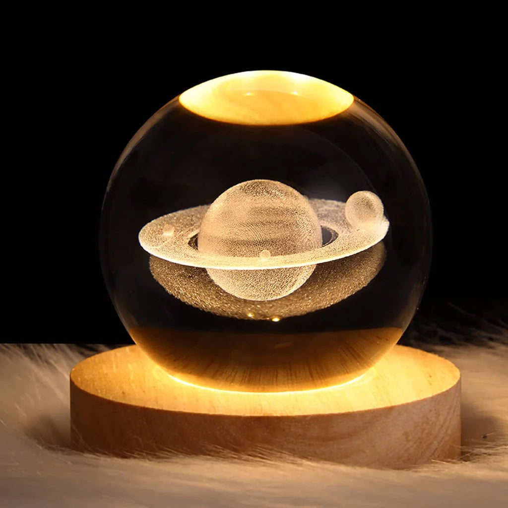 Crystal Galaxy Ball Lamp